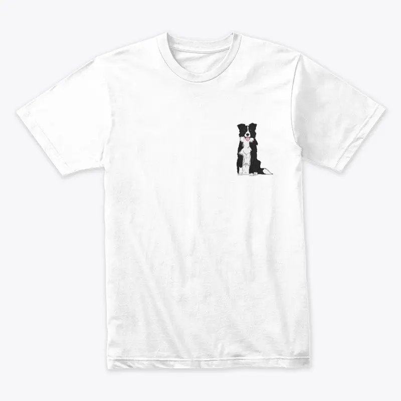 Sitting Border Collie Apparel