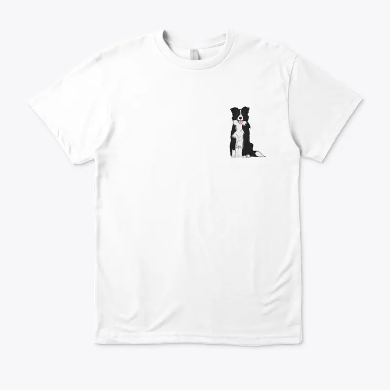 Sitting Border Collie Apparel