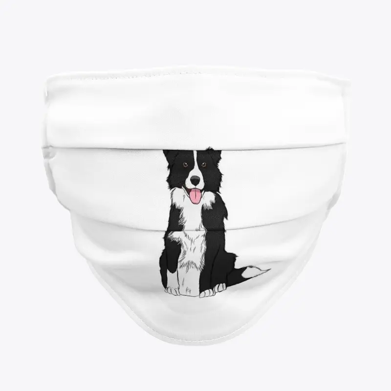 Sitting Border Collie Apparel